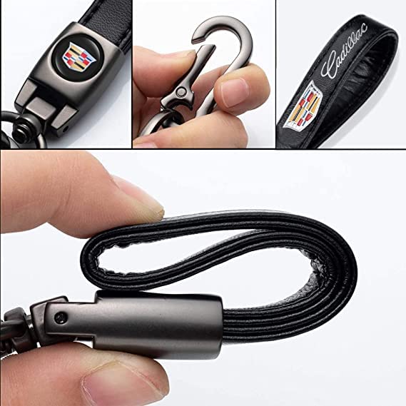 Genuine Leather Key Chain Set for Chevy