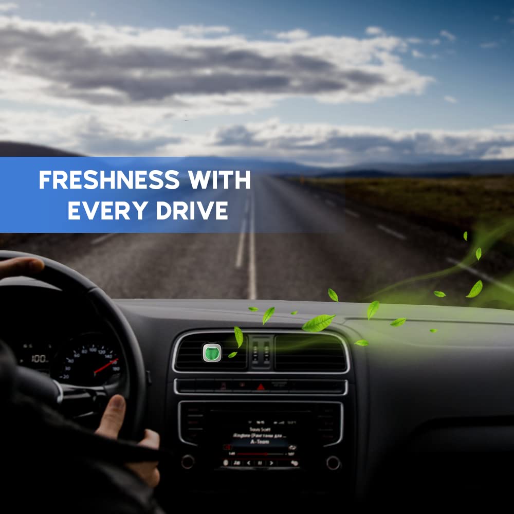 Air Jungles Green Tea Scent Car Air Freshener Clip