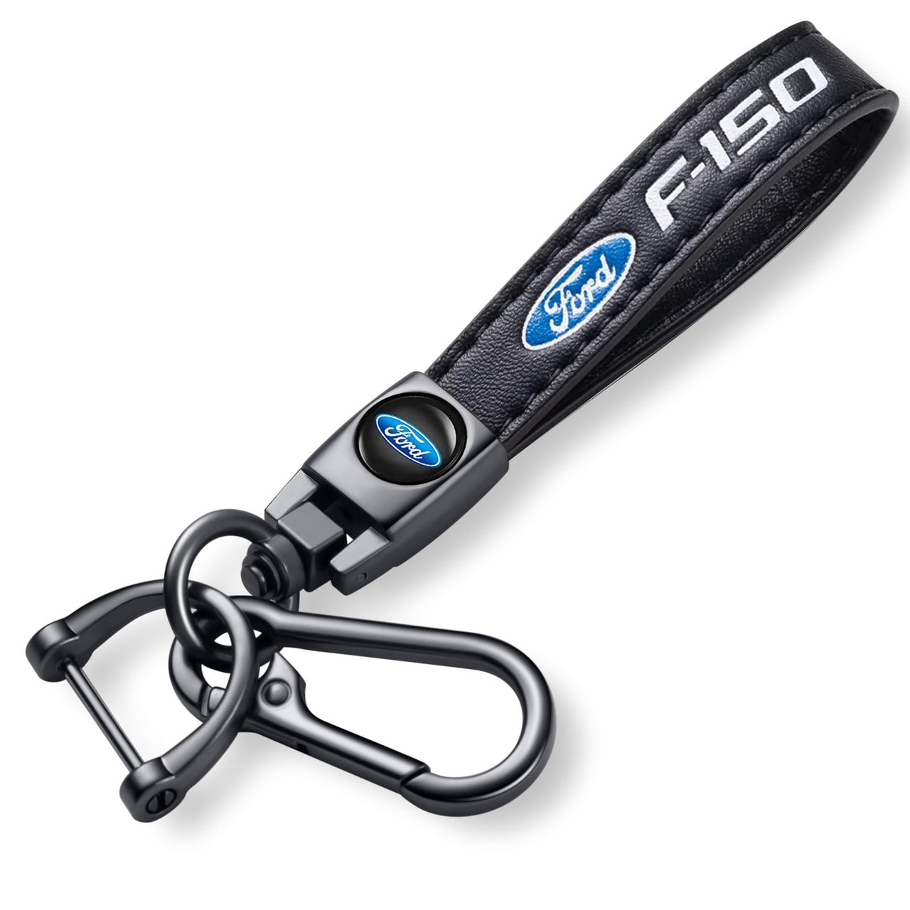 Genuine Leather Key Chain Set for Chevy