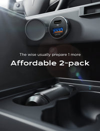 Thumbnail for LISEN 54W Car Phone Charger USB C, Cigarette Lighter Adapter