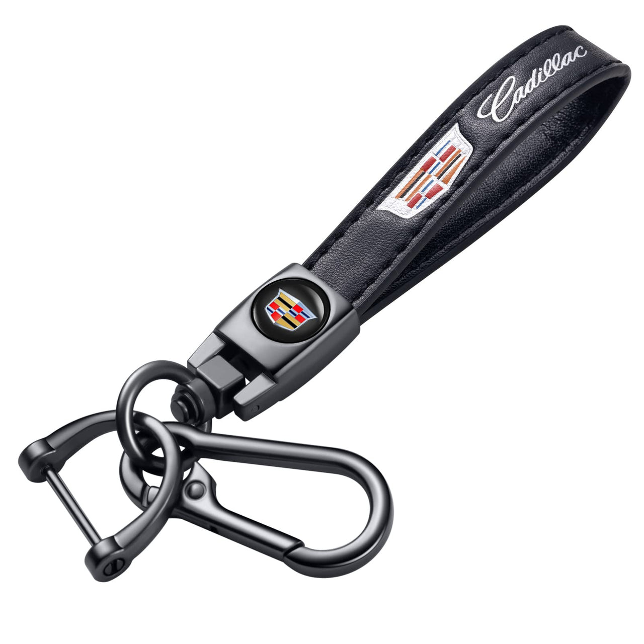 Genuine Leather Key Chain Set for Chevy