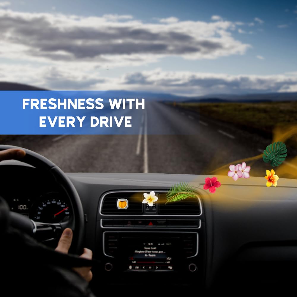 Air Jungles Green Tea Scent Car Air Freshener Clip