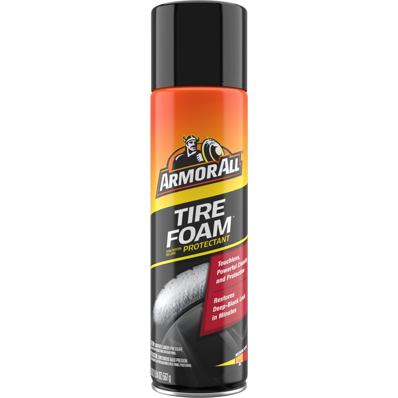 Armor All Tire Foam, Tire Cleaner Spray for Cars