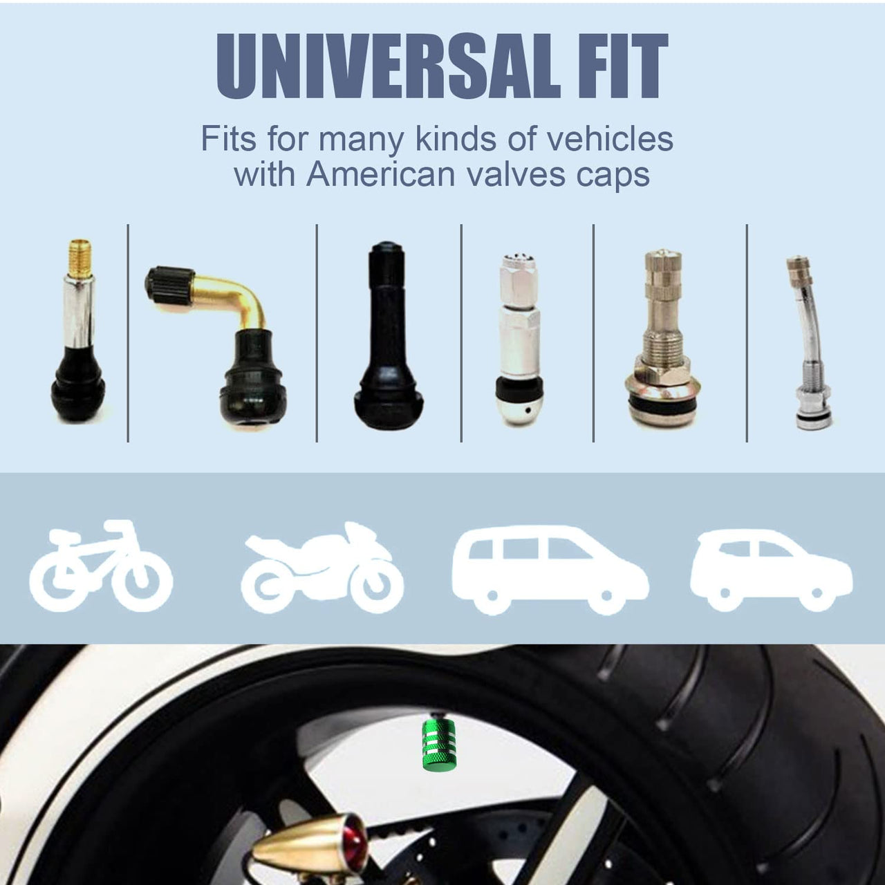 Tire Valve Stem Caps Cover