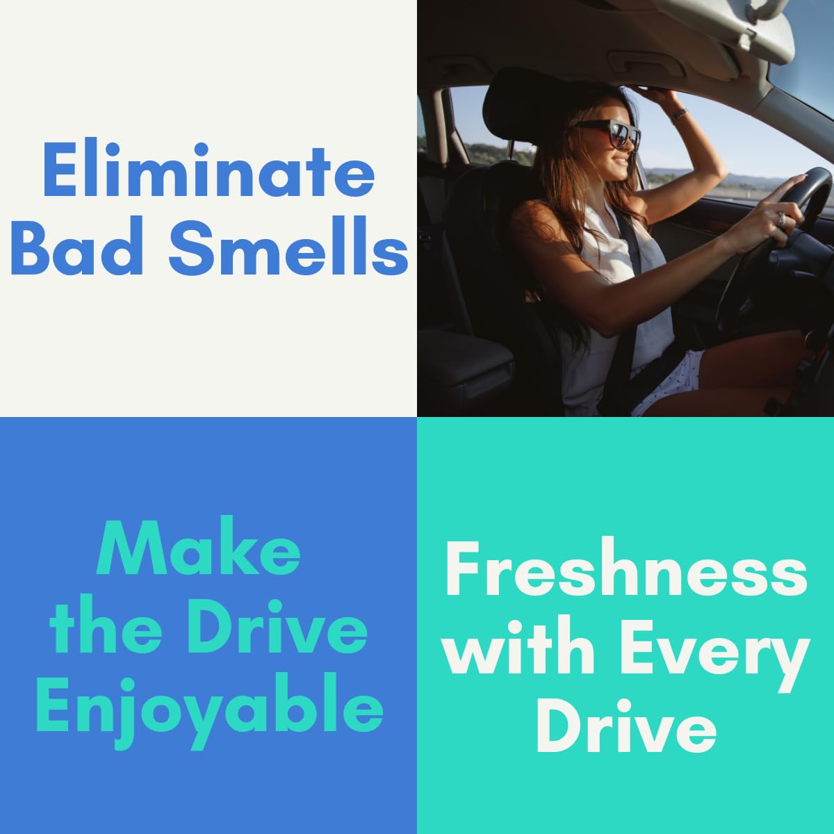 Air Jungles Green Tea Scent Car Air Freshener Clip