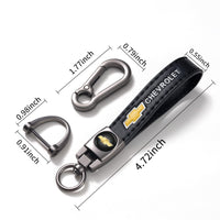 Thumbnail for Genuine Leather Key Chain Set for Chevy