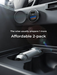Thumbnail for LISEN 54W Car Phone Charger USB C, Cigarette Lighter Adapter
