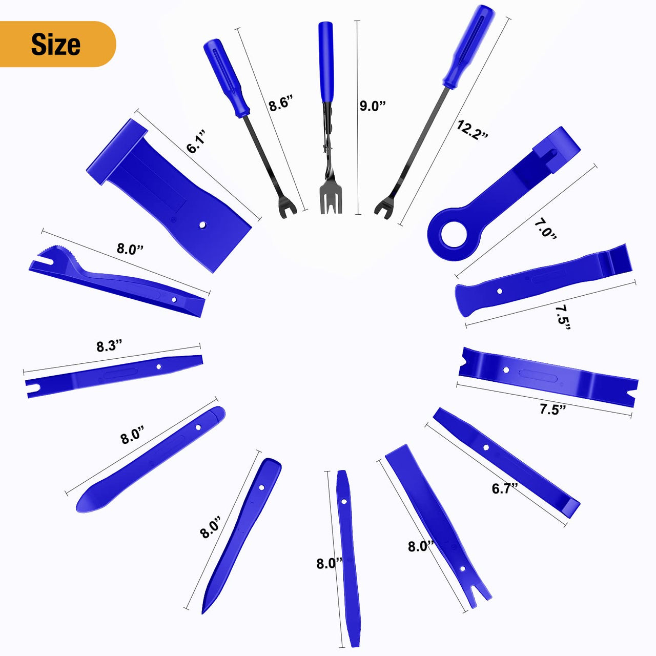 GOOACC - GRC-33 240PCS Bumper Retainer Clips
