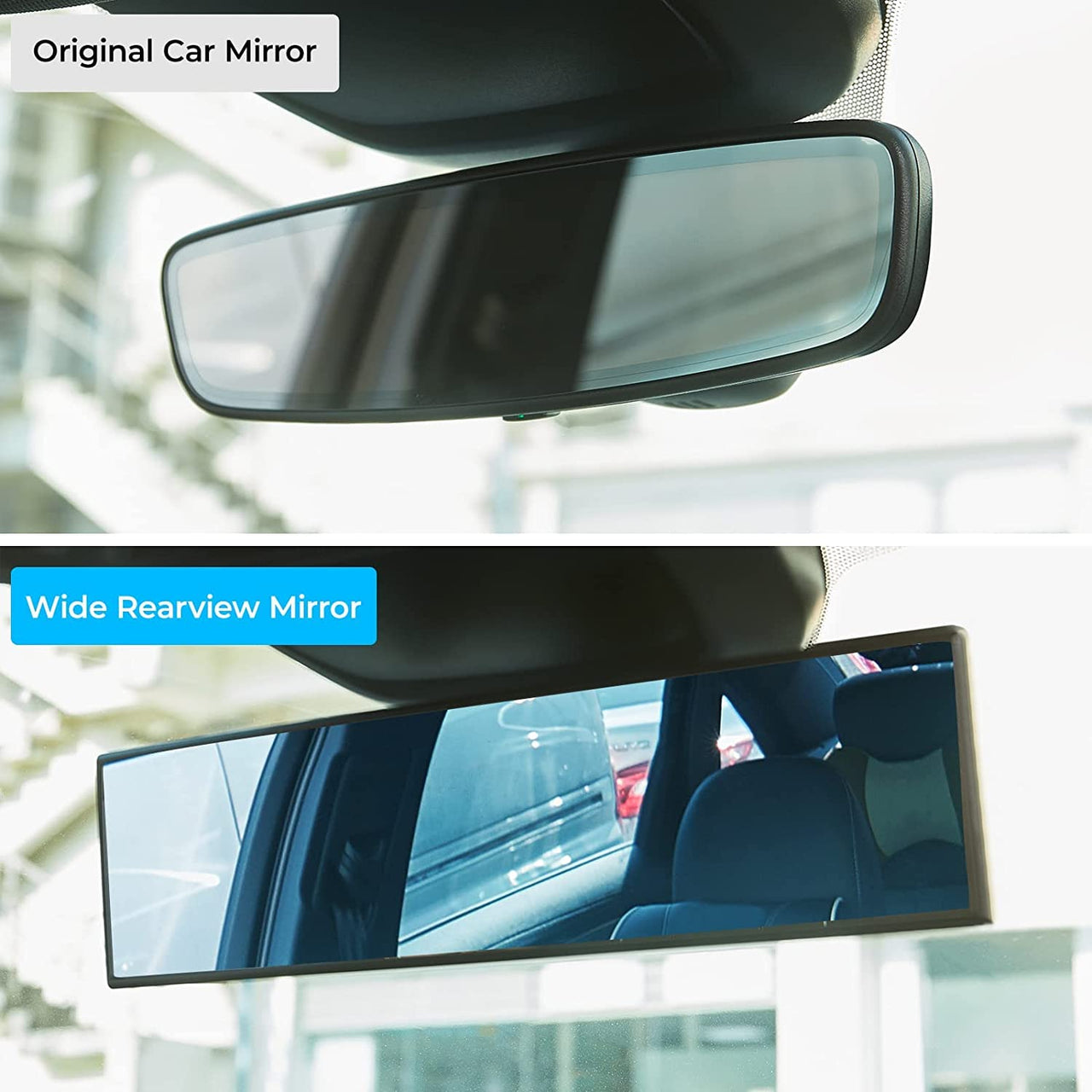 JOYTUTUS Bling Car Rear View Mirror