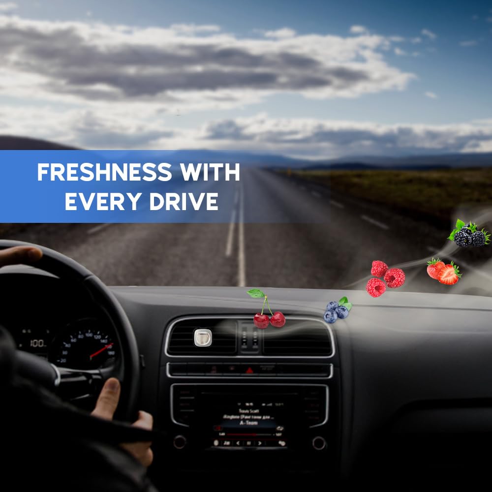 Air Jungles Green Tea Scent Car Air Freshener Clip