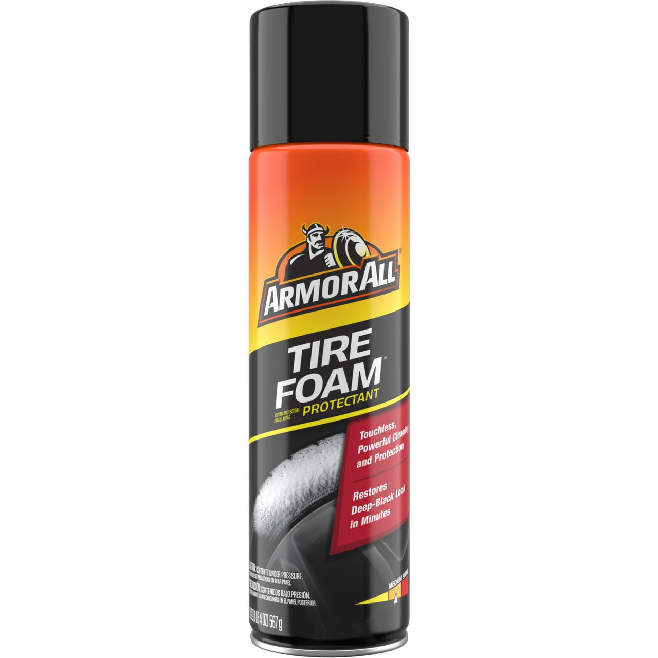 Armor All Tire Foam, Tire Cleaner Spray for Cars