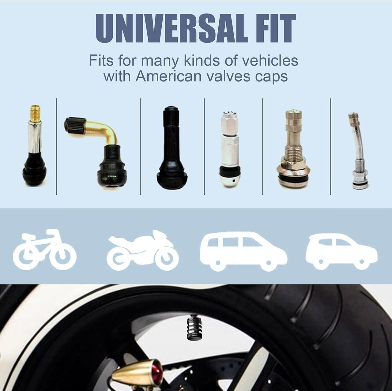 Tire Valve Stem Caps Cover