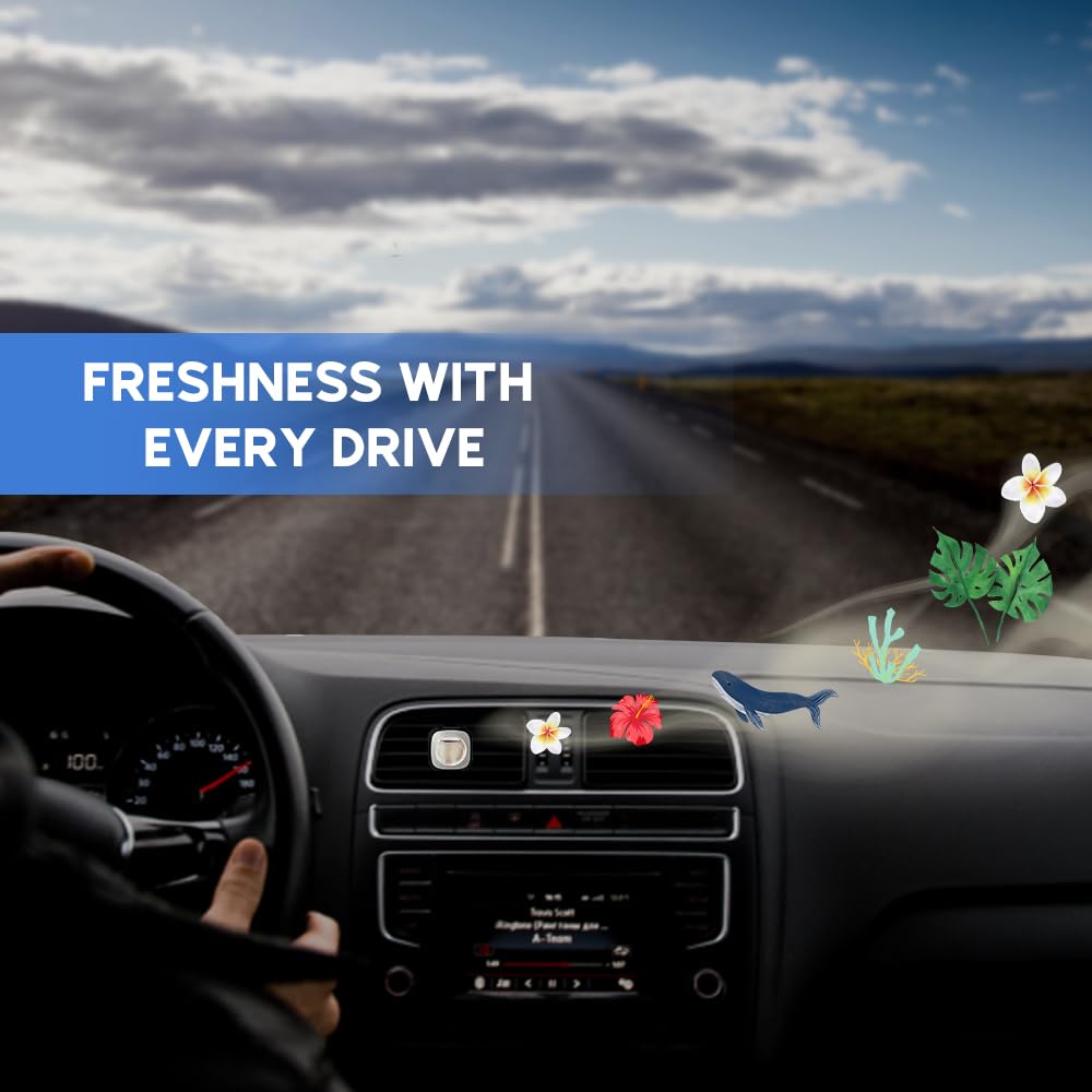 Air Jungles Green Tea Scent Car Air Freshener Clip