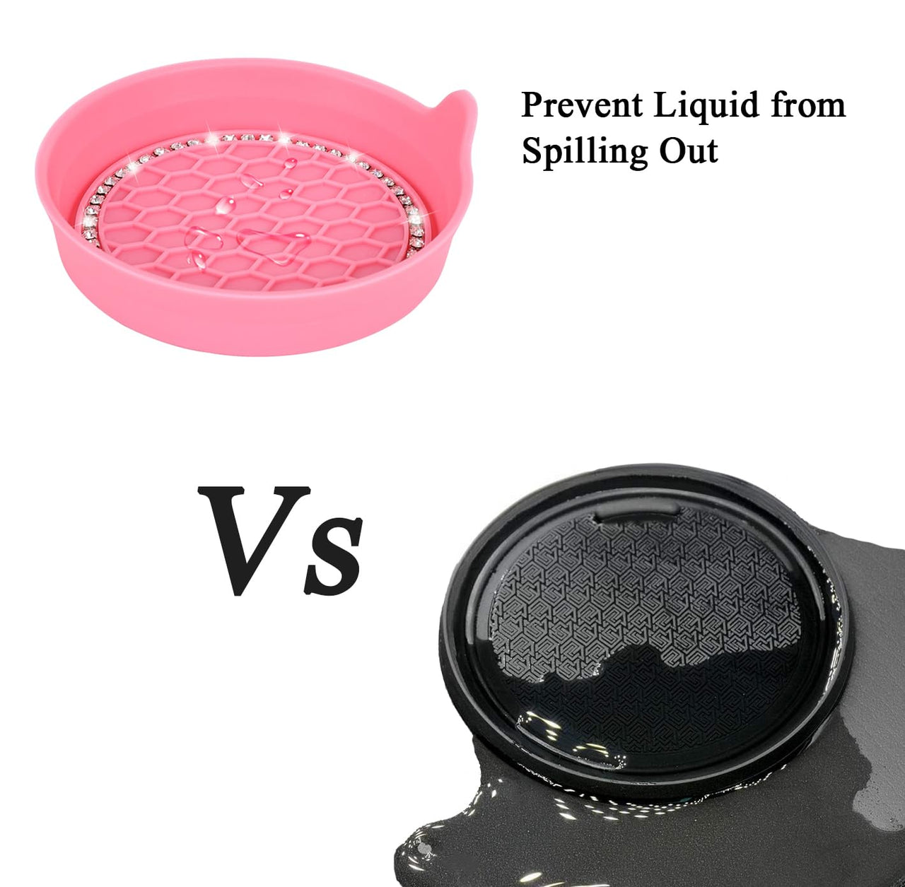 Amooca Car Cup Coaster Universal Non-Slip Cup Holders
