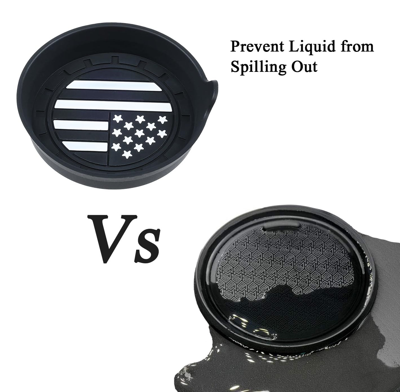 Amooca Car Cup Coaster Universal Non-Slip Cup Holders