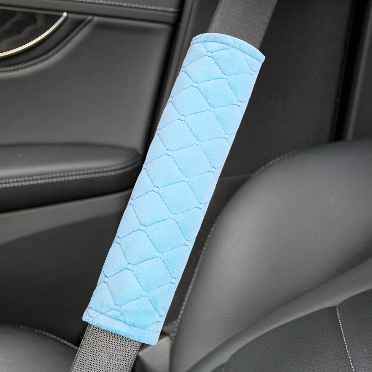 Amooca Soft Auto Seat Belt Cover Seatbelt Shoulder Pad Cushions