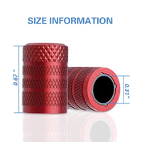 Thumbnail for CKAuto Tire Valve Stem Caps, Silver
