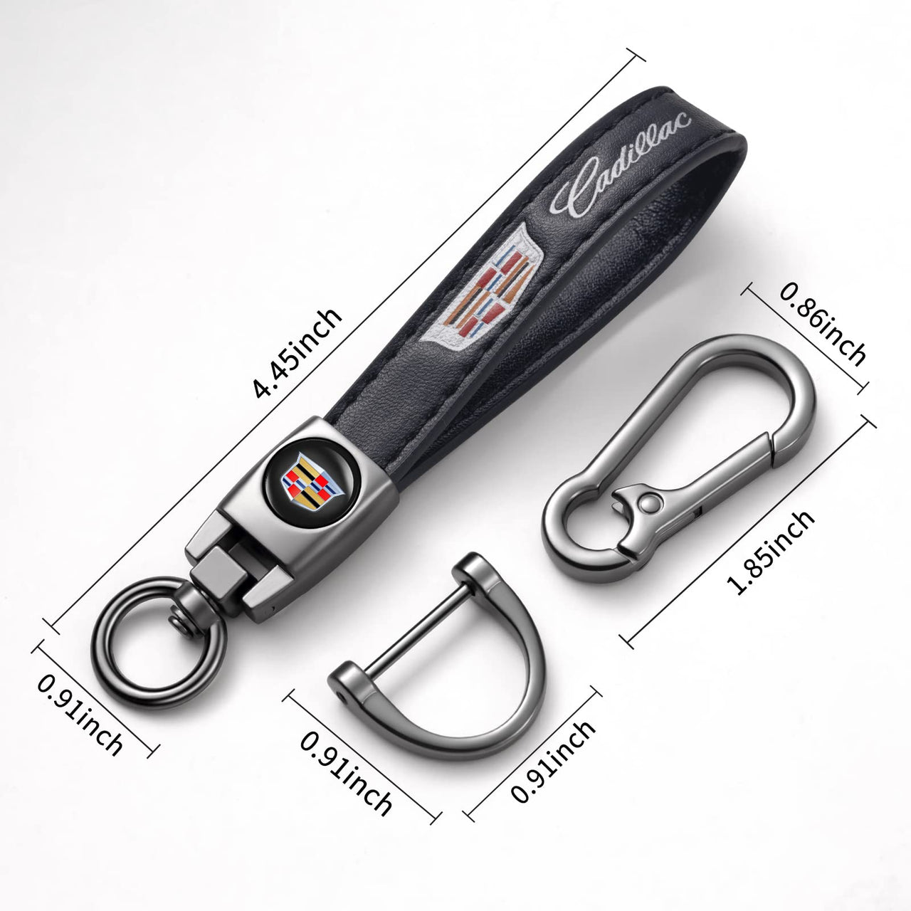 Genuine Leather Key Chain Set for Chevy