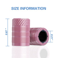 Thumbnail for CKAuto Tire Valve Stem Caps, Silver
