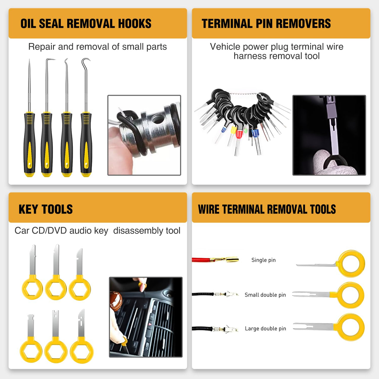 GOOACC - GRC-33 240PCS Bumper Retainer Clips