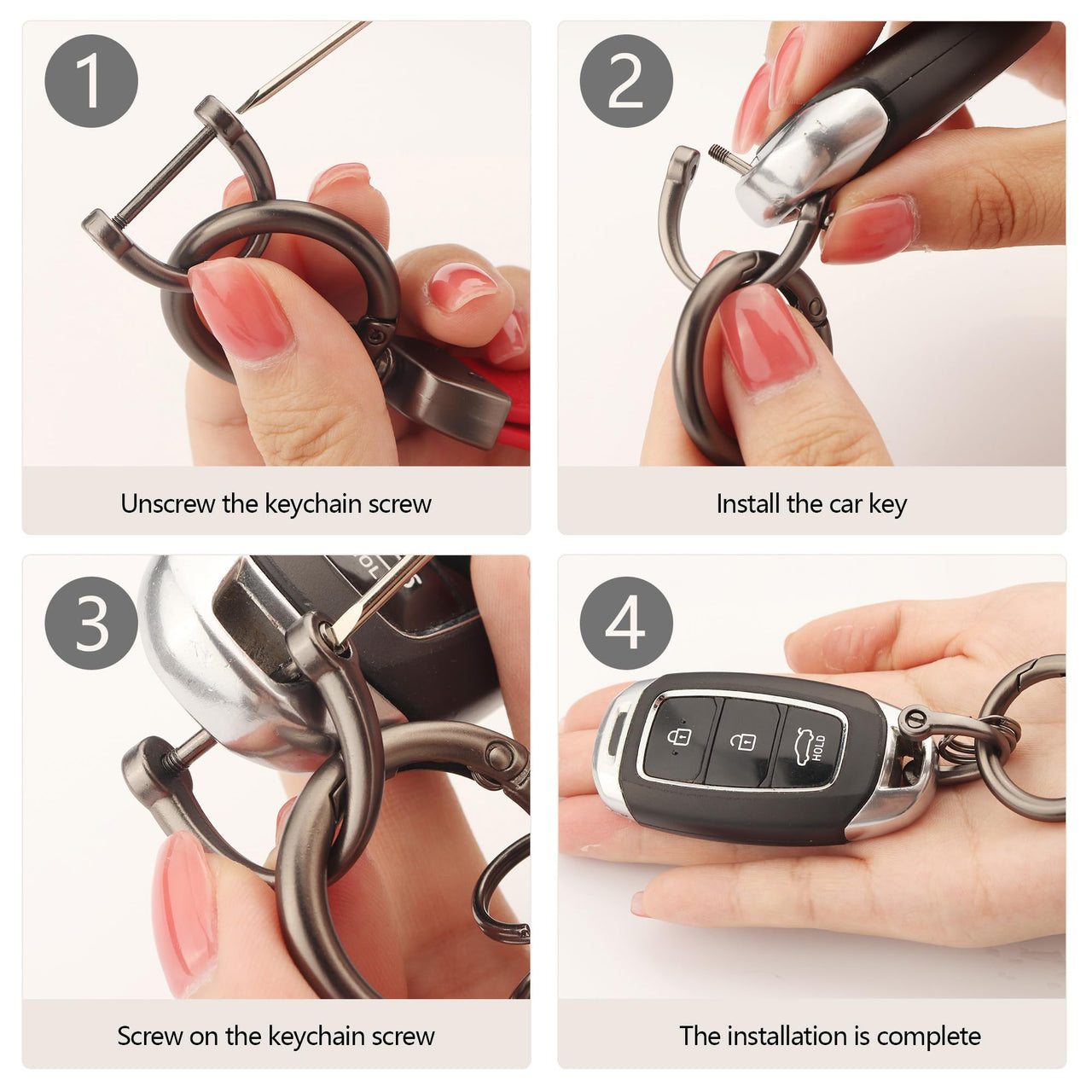 Turcee car keychain Car Accessory Key Ring