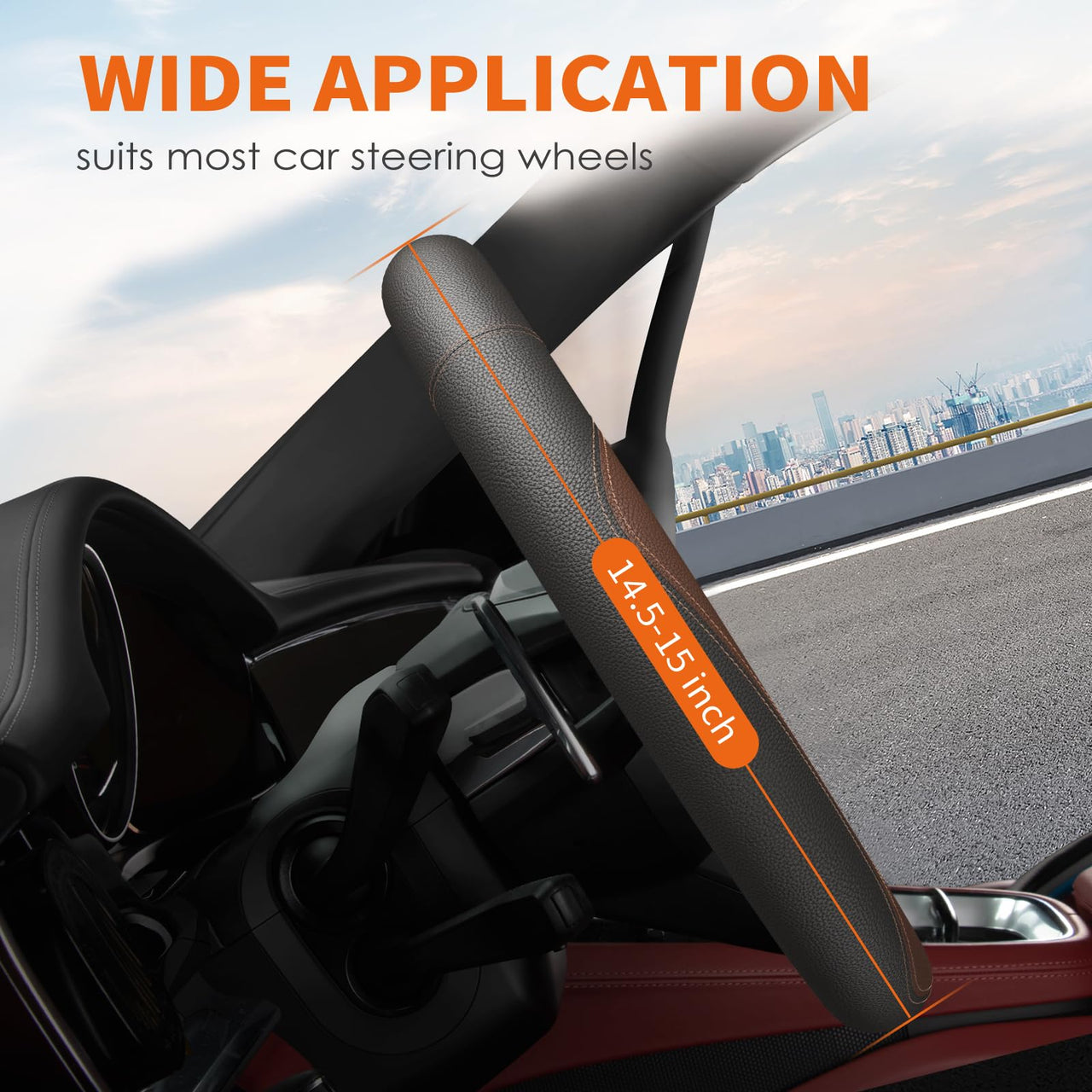 HOTOR Car Steering Wheel Cover