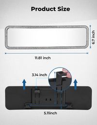Thumbnail for JOYTUTUS Bling Car Rear View Mirror