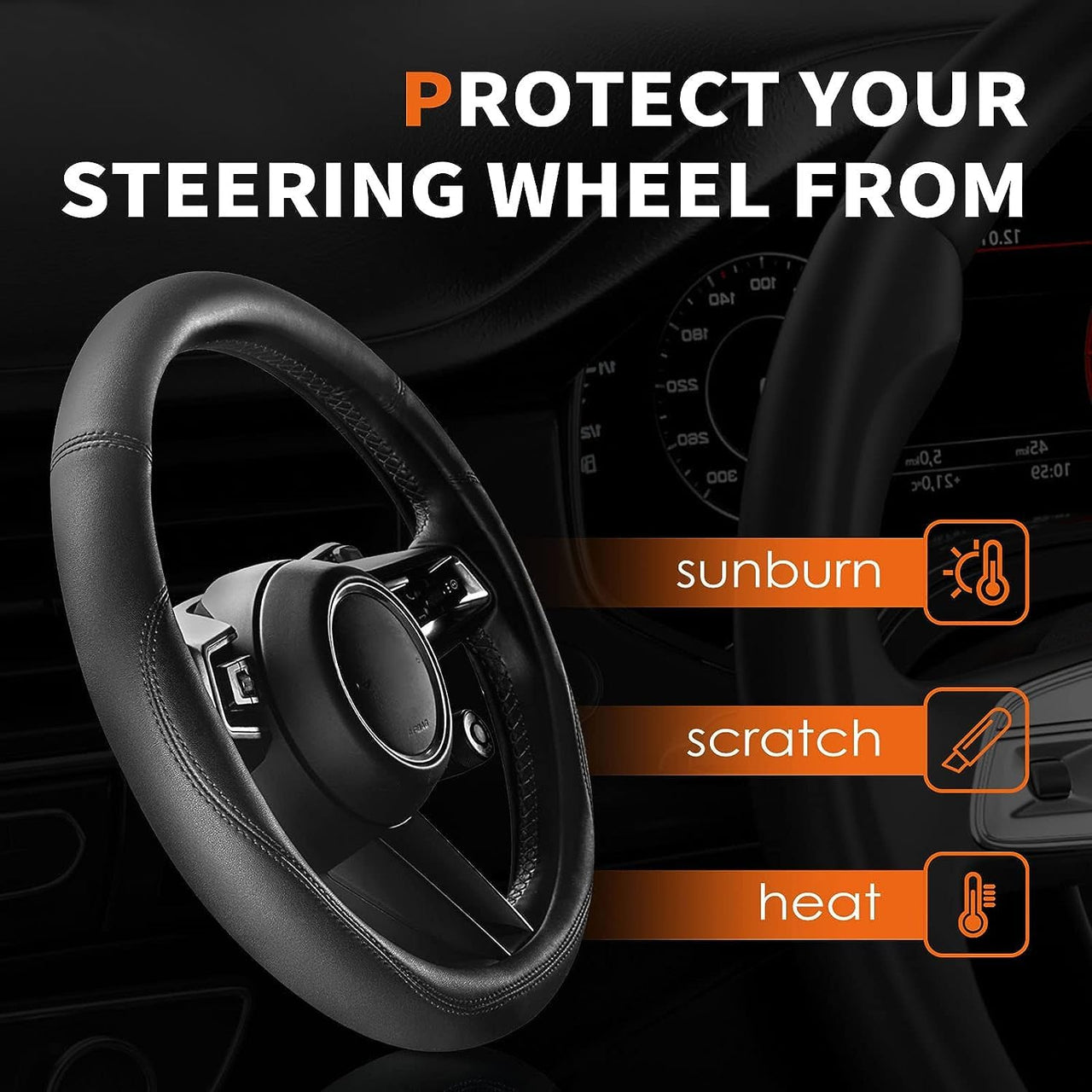 HOTOR Car Steering Wheel Cover