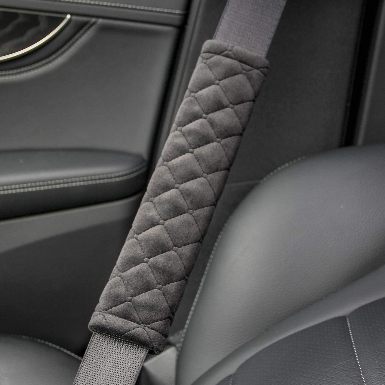 Amooca Soft Auto Seat Belt Cover Seatbelt Shoulder Pad Cushions