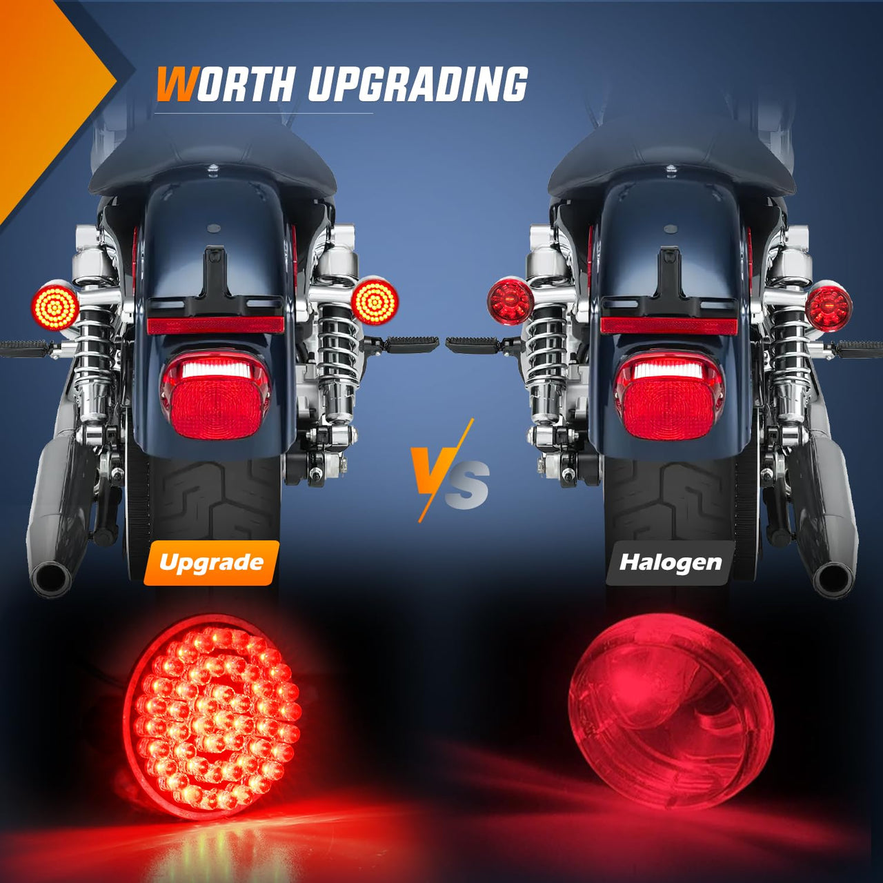 Nilight Trailer Tail Light Bar with 3-in-1 Running Stop Turn Signals Brake Lights