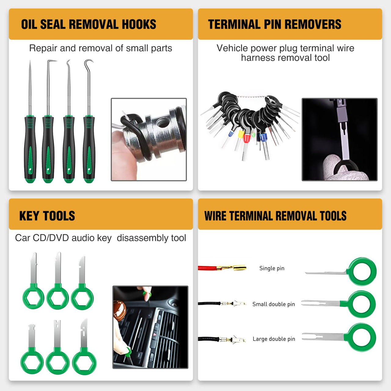 GOOACC - GRC-33 240PCS Bumper Retainer Clips