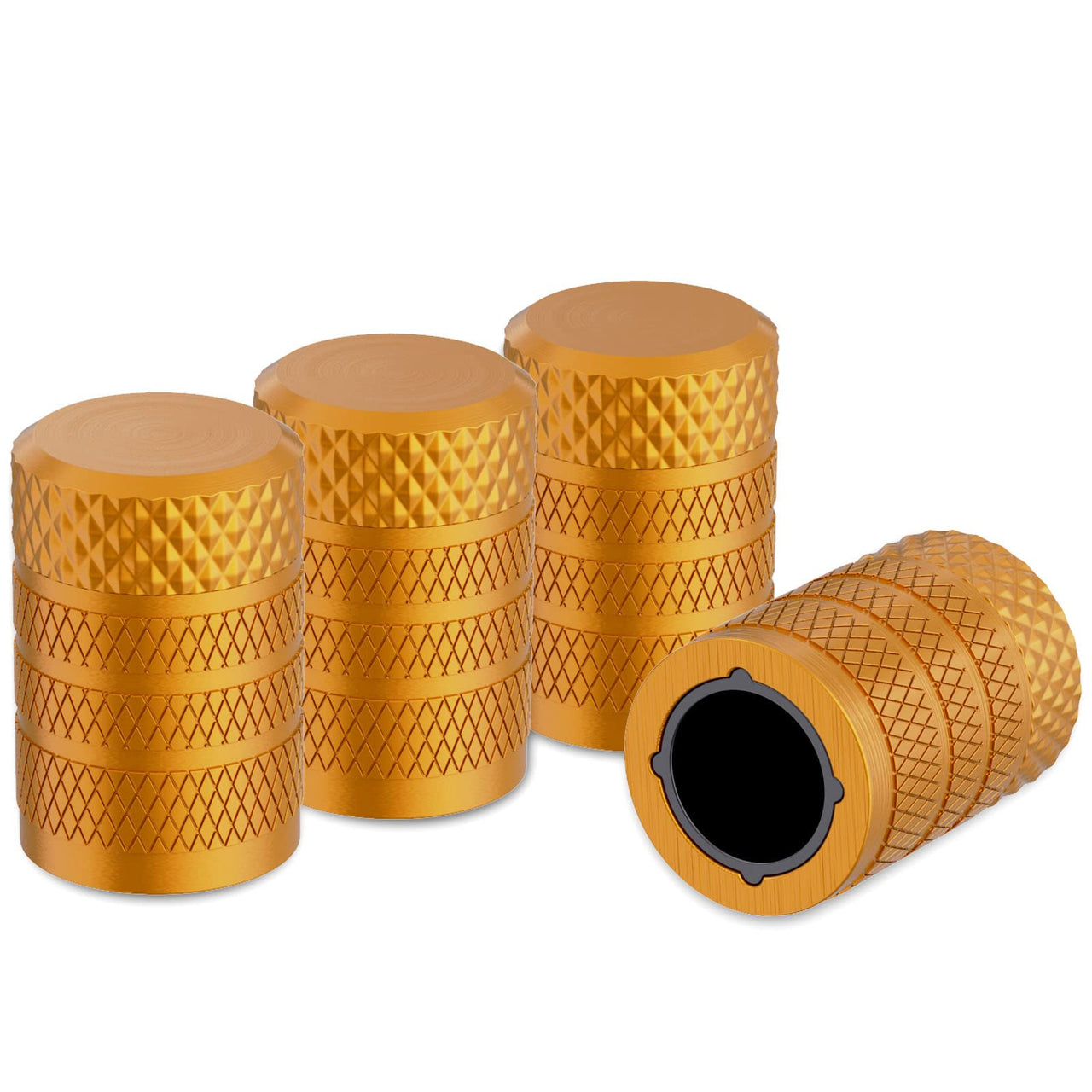 CKAuto Tire Valve Stem Caps, Silver
