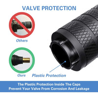 Thumbnail for CKAuto Tire Valve Stem Caps, Silver