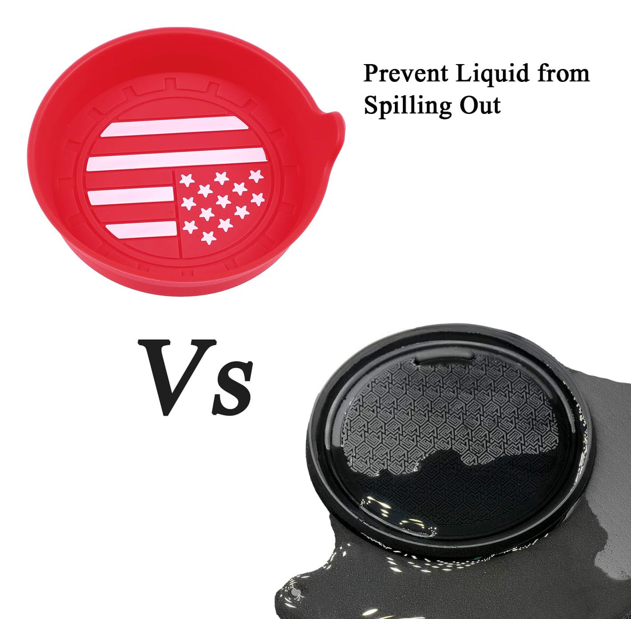 Amooca Car Cup Coaster Universal Non-Slip Cup Holders