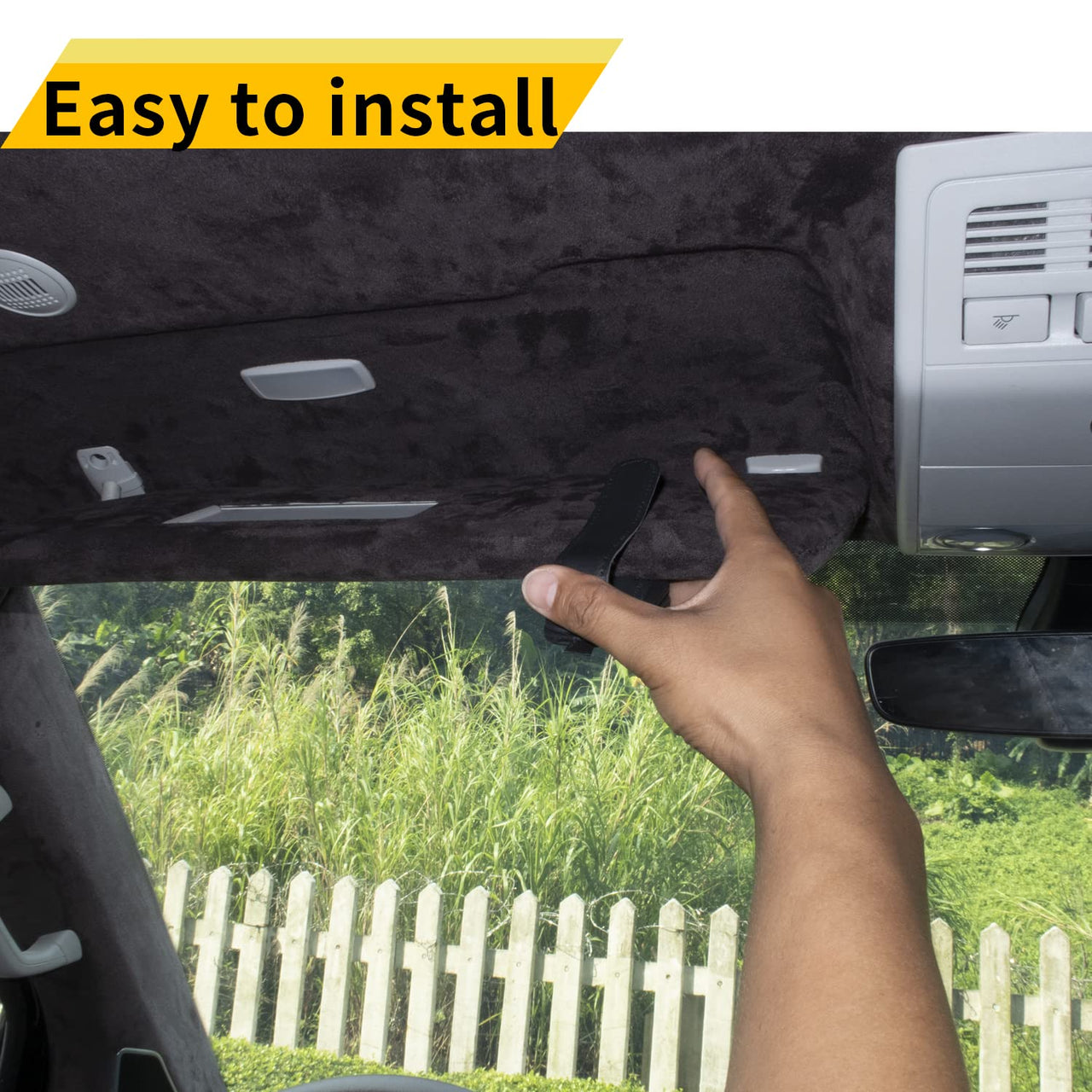 Yuoyar 4 Packs Sunglasses Holders for Car