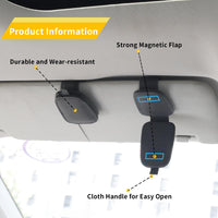 Thumbnail for Yuoyar 4 Packs Sunglasses Holders for Car