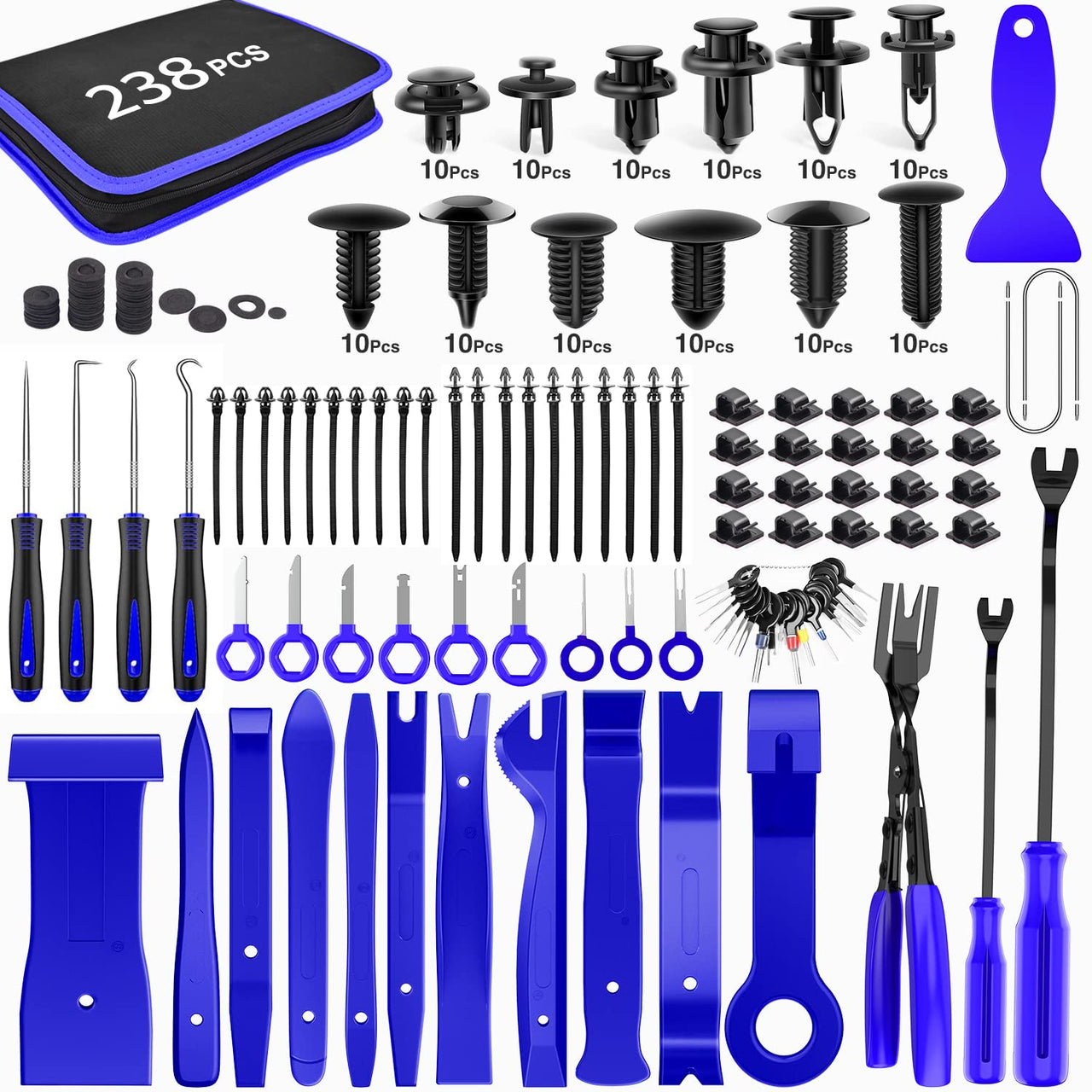 GOOACC - GRC-33 240PCS Bumper Retainer Clips