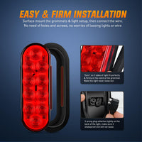 Thumbnail for Nilight Trailer Tail Light Bar with 3-in-1 Running Stop Turn Signals Brake Lights