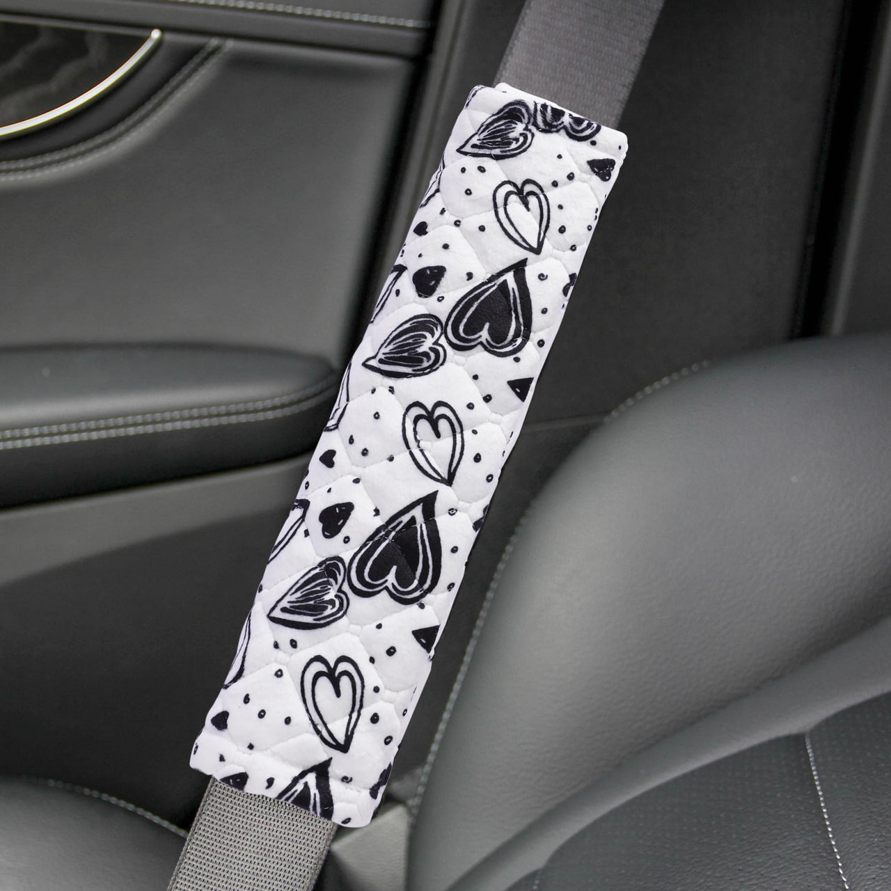 Amooca Soft Auto Seat Belt Cover Seatbelt Shoulder Pad Cushions