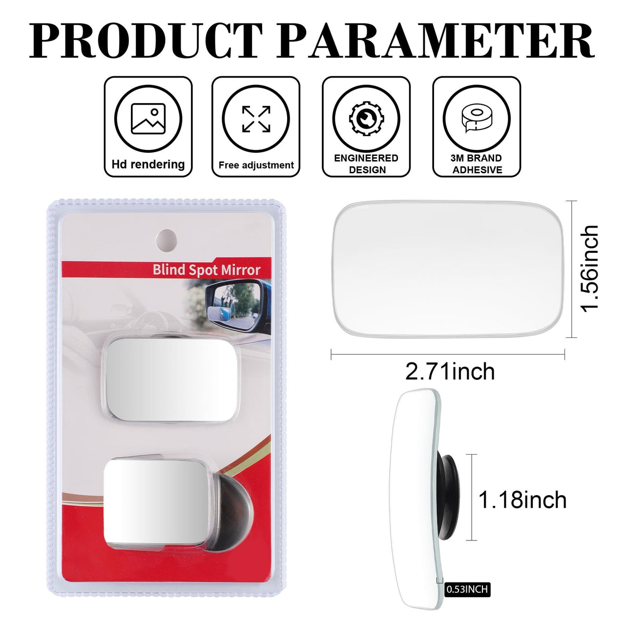 LivTee Blind Spot Mirror
