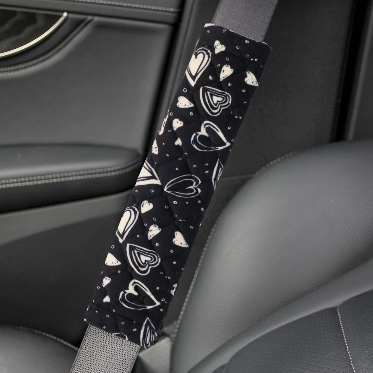 Amooca Soft Auto Seat Belt Cover Seatbelt Shoulder Pad Cushions