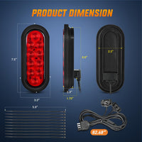 Thumbnail for Nilight Trailer Tail Light Bar with 3-in-1 Running Stop Turn Signals Brake Lights