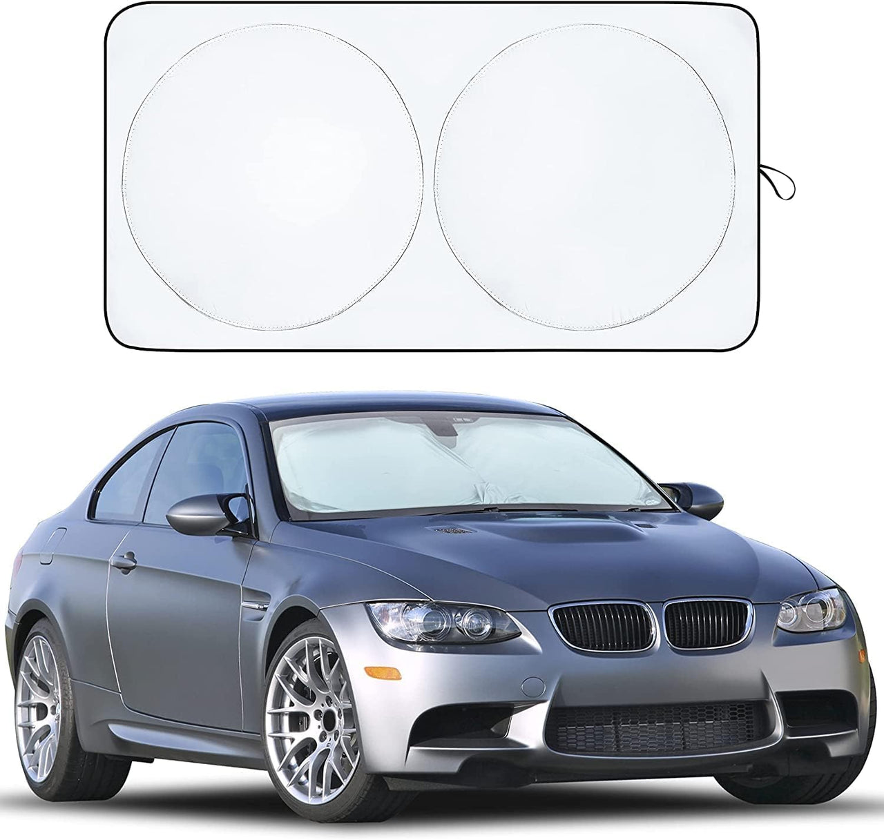 EcoNour Car Windshield Sunshade |UV Reflective Windshield Cover Sun Shade