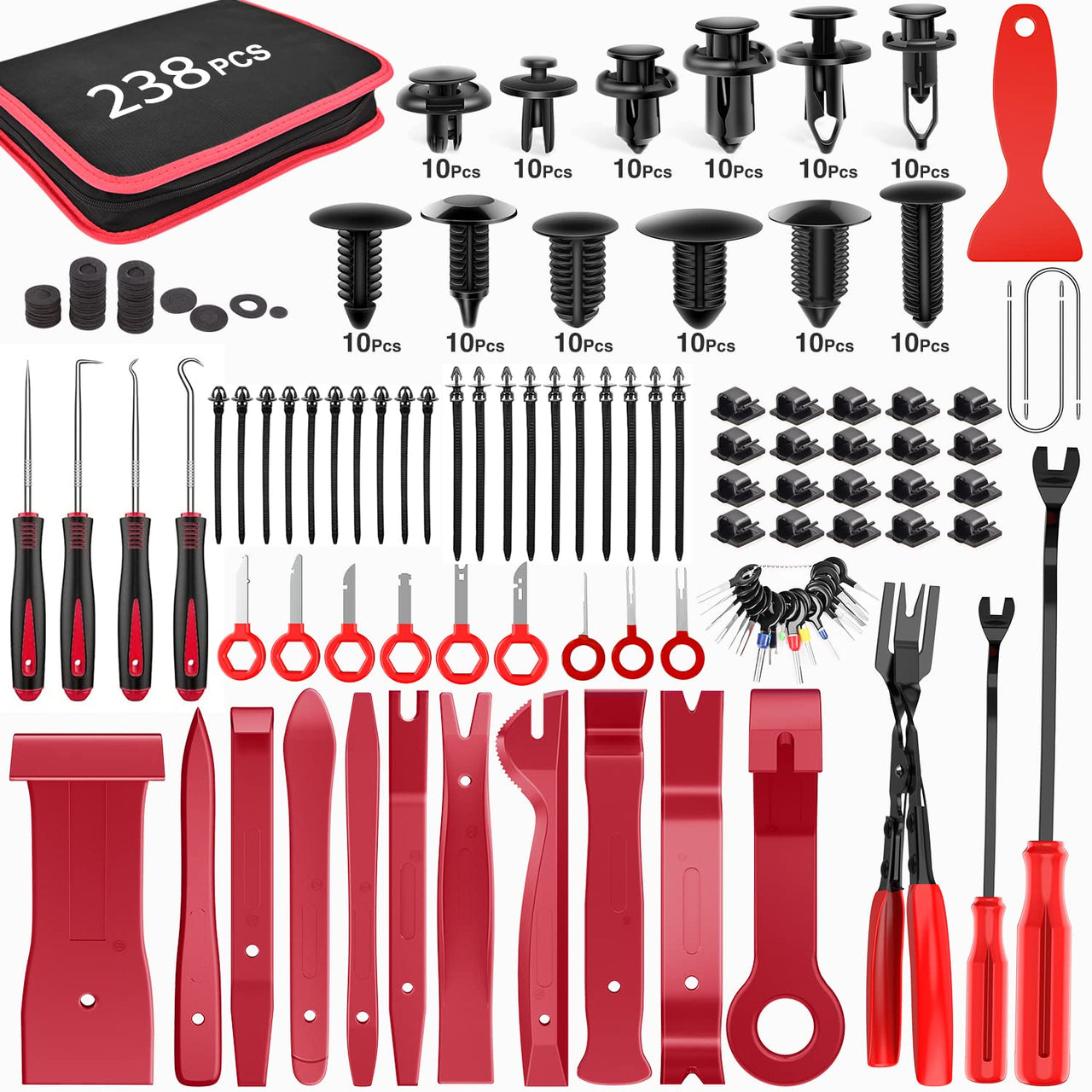 GOOACC - GRC-33 240PCS Bumper Retainer Clips