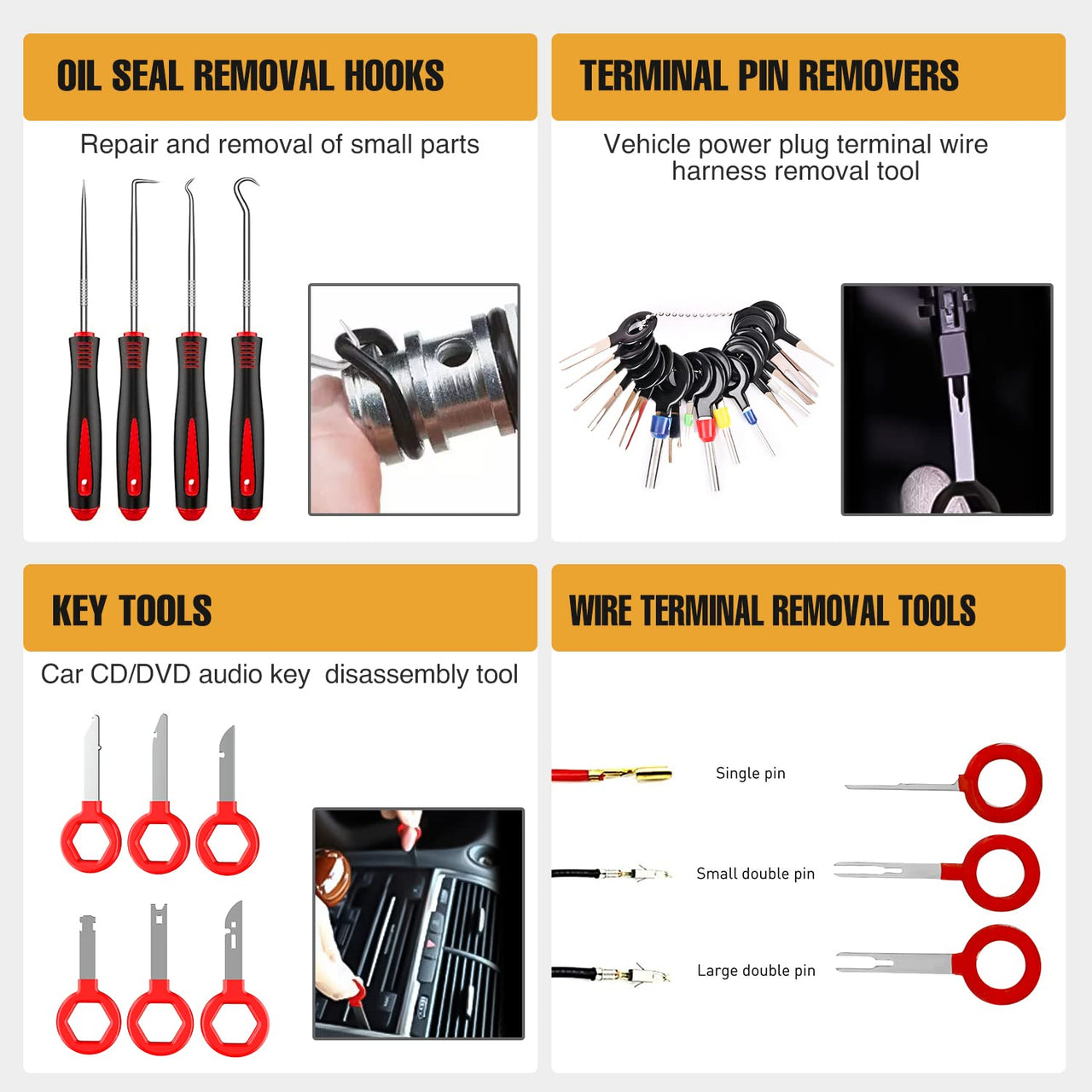 GOOACC - GRC-33 240PCS Bumper Retainer Clips