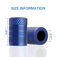 Thumbnail for CKAuto Tire Valve Stem Caps, Silver