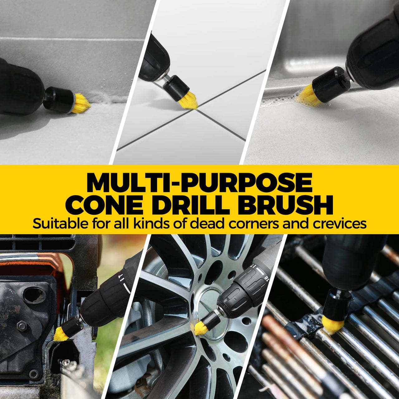 Holikme 6Pack Drill Brush Power Scrubber