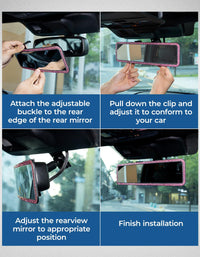 Thumbnail for JOYTUTUS Bling Car Rear View Mirror