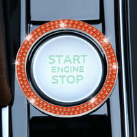 Thumbnail for LivTee 2 PCS Crystal Double Rhinestone Car Engine Start Stop Decoration Ring