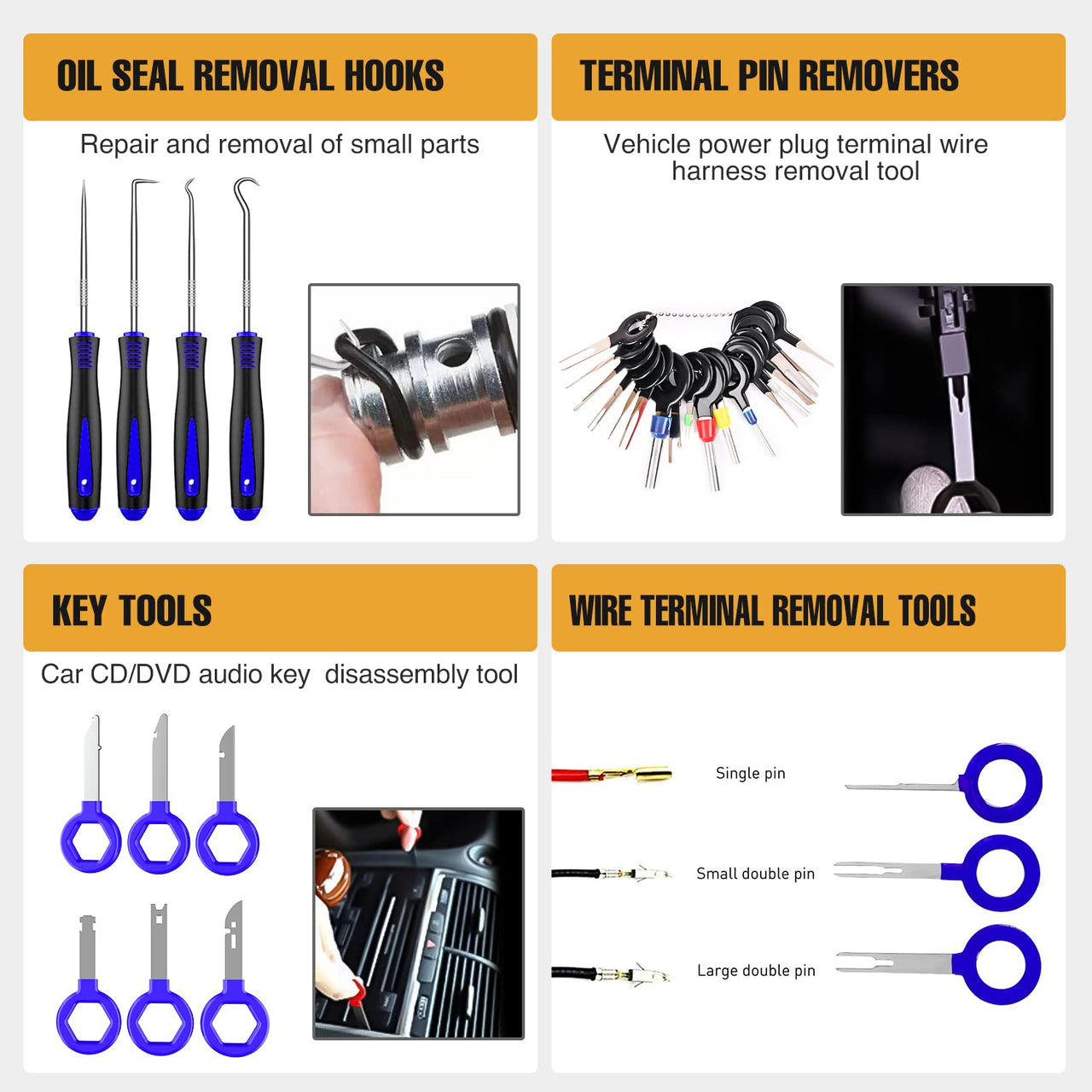 GOOACC - GRC-33 240PCS Bumper Retainer Clips